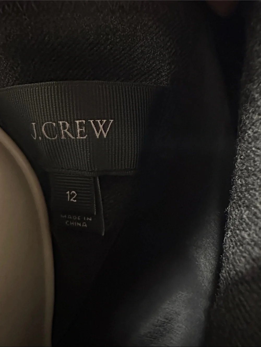 J. Crew Dark Gray Single-Button Tailored Blazer